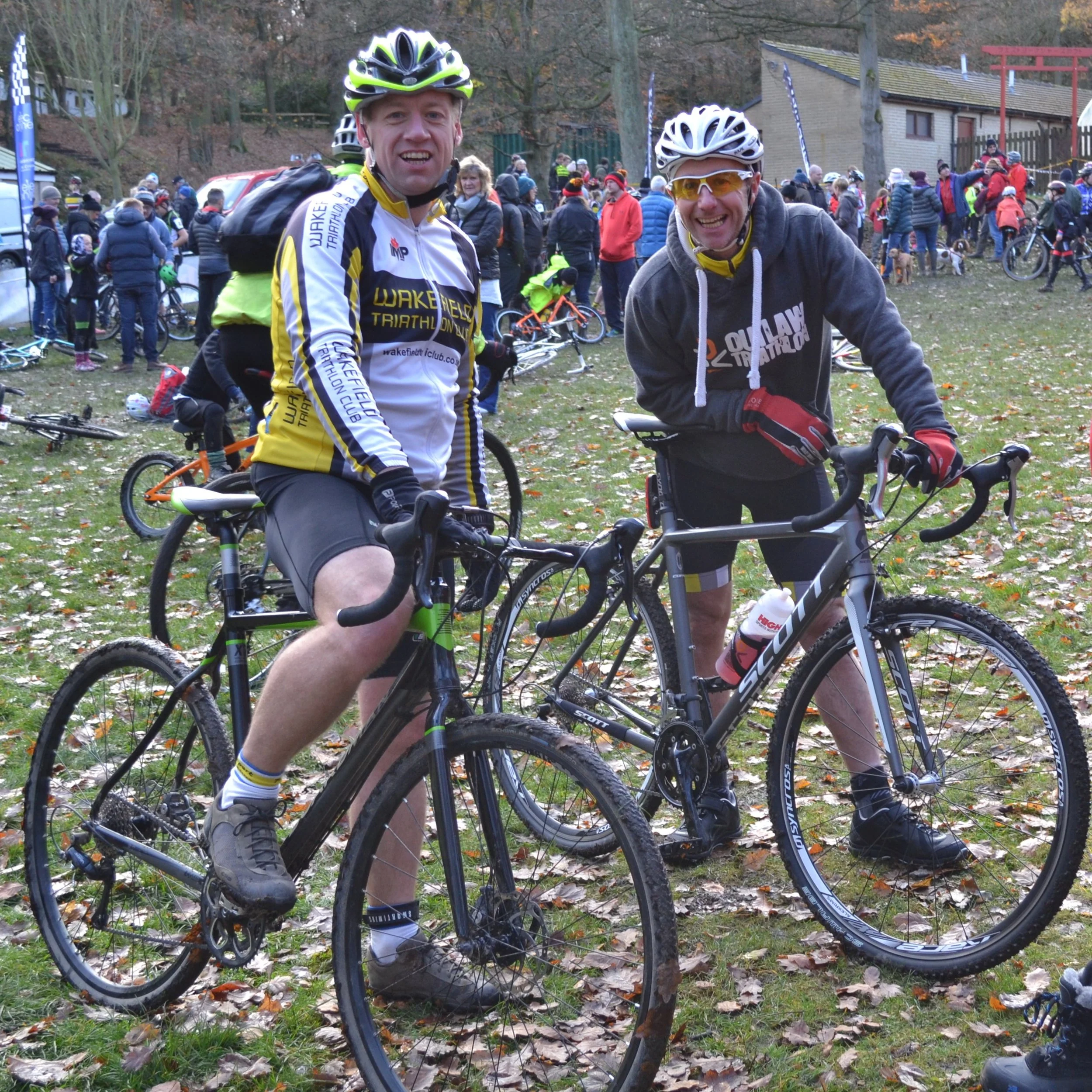 Gareth and Paul, raring to go. 