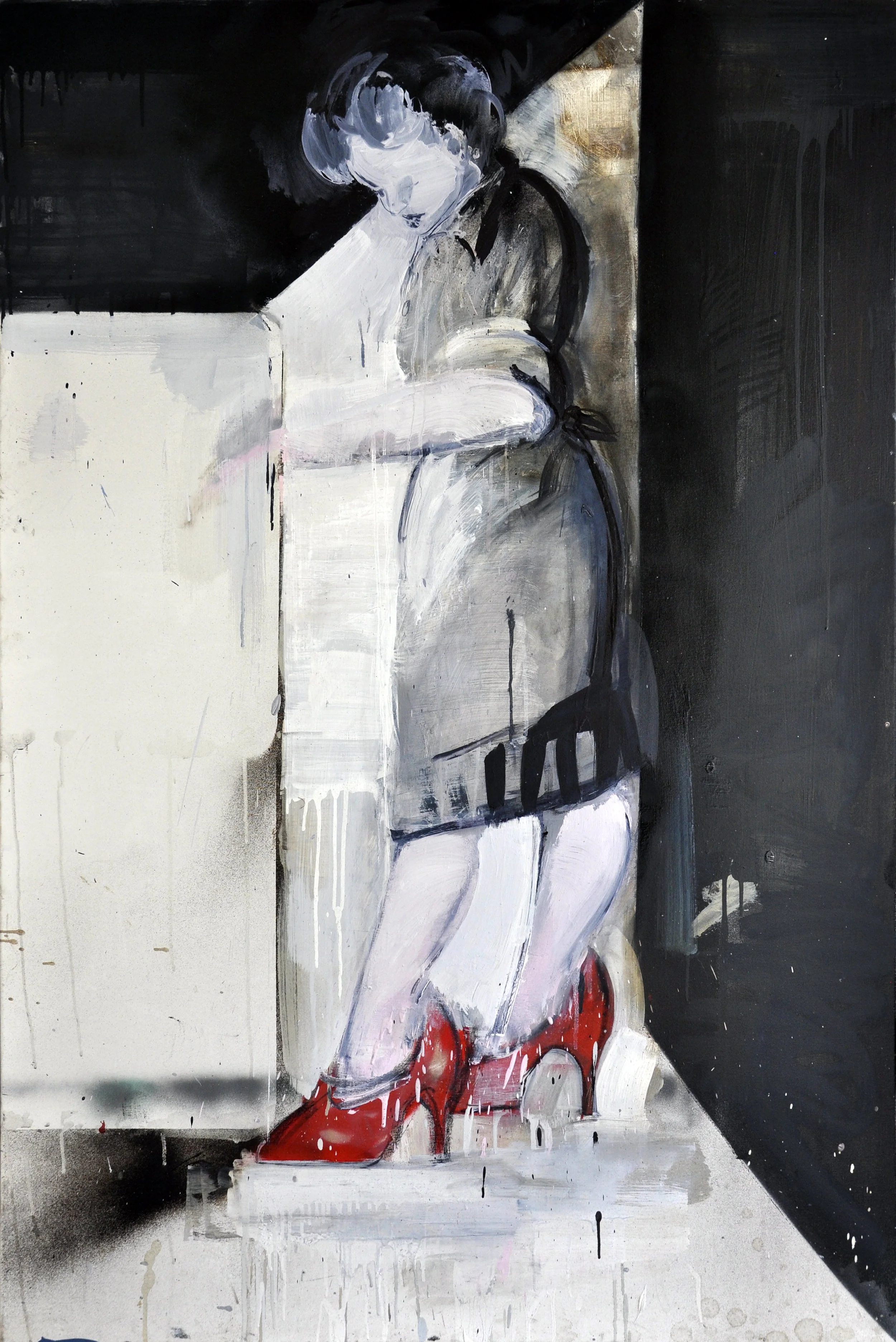Woman At The Refrigerator