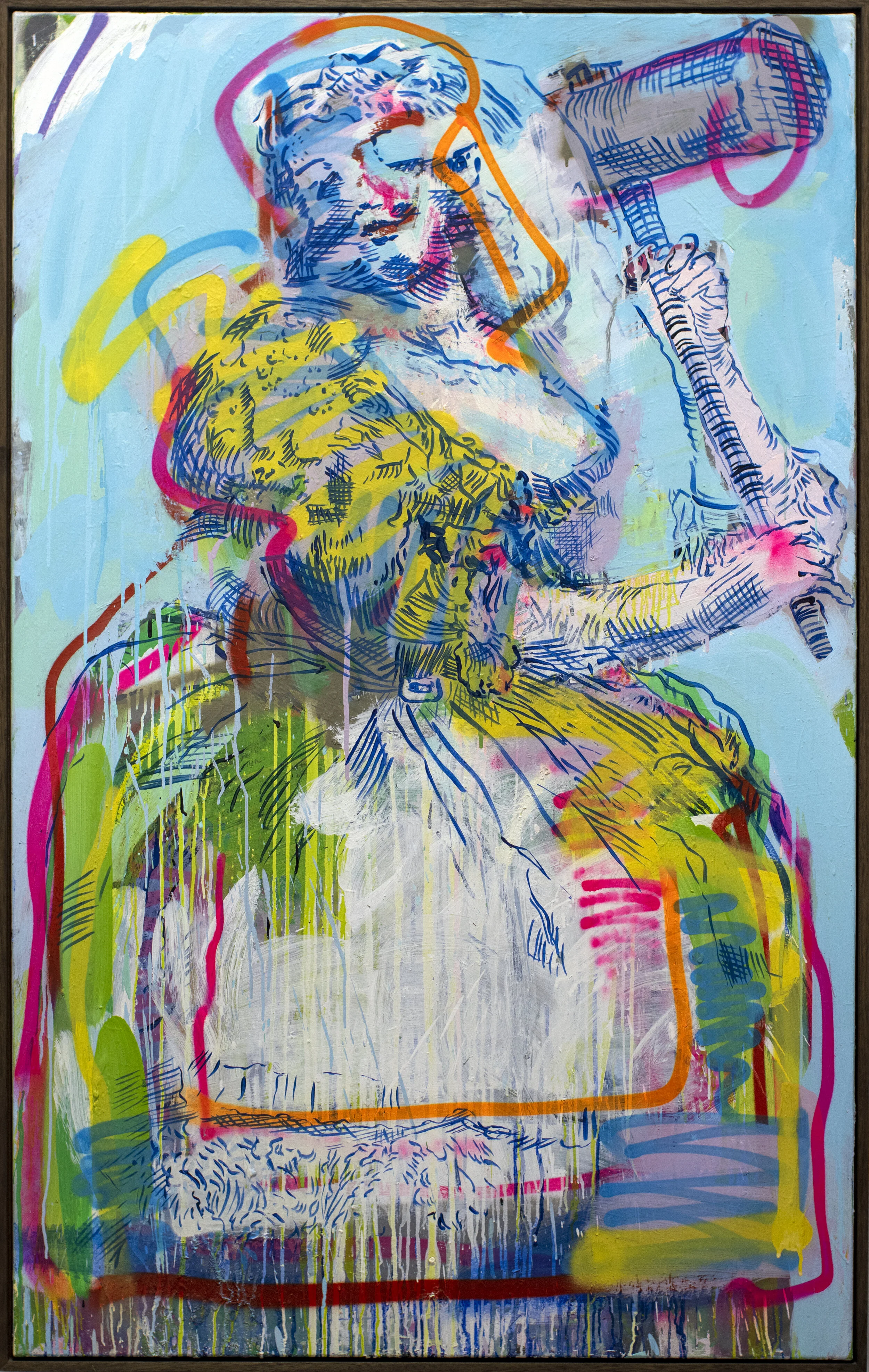 Damux Progress paintings and drawings after William Hogarth — Chris Burns