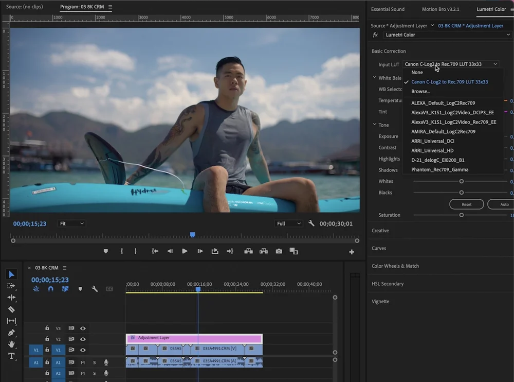 Free Log to REC.709 Conversion LUTs for Canon, Sony, DJI, and more. — Premiere Gal