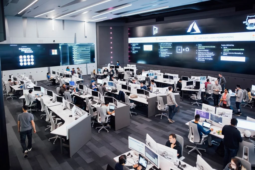 The Cloud Collaboration Center hosted a hackathon for Microsoft employees.