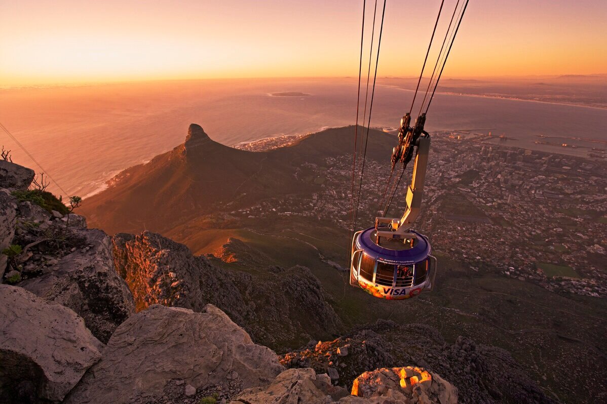 Photograph via Table Mountain Cable Car.