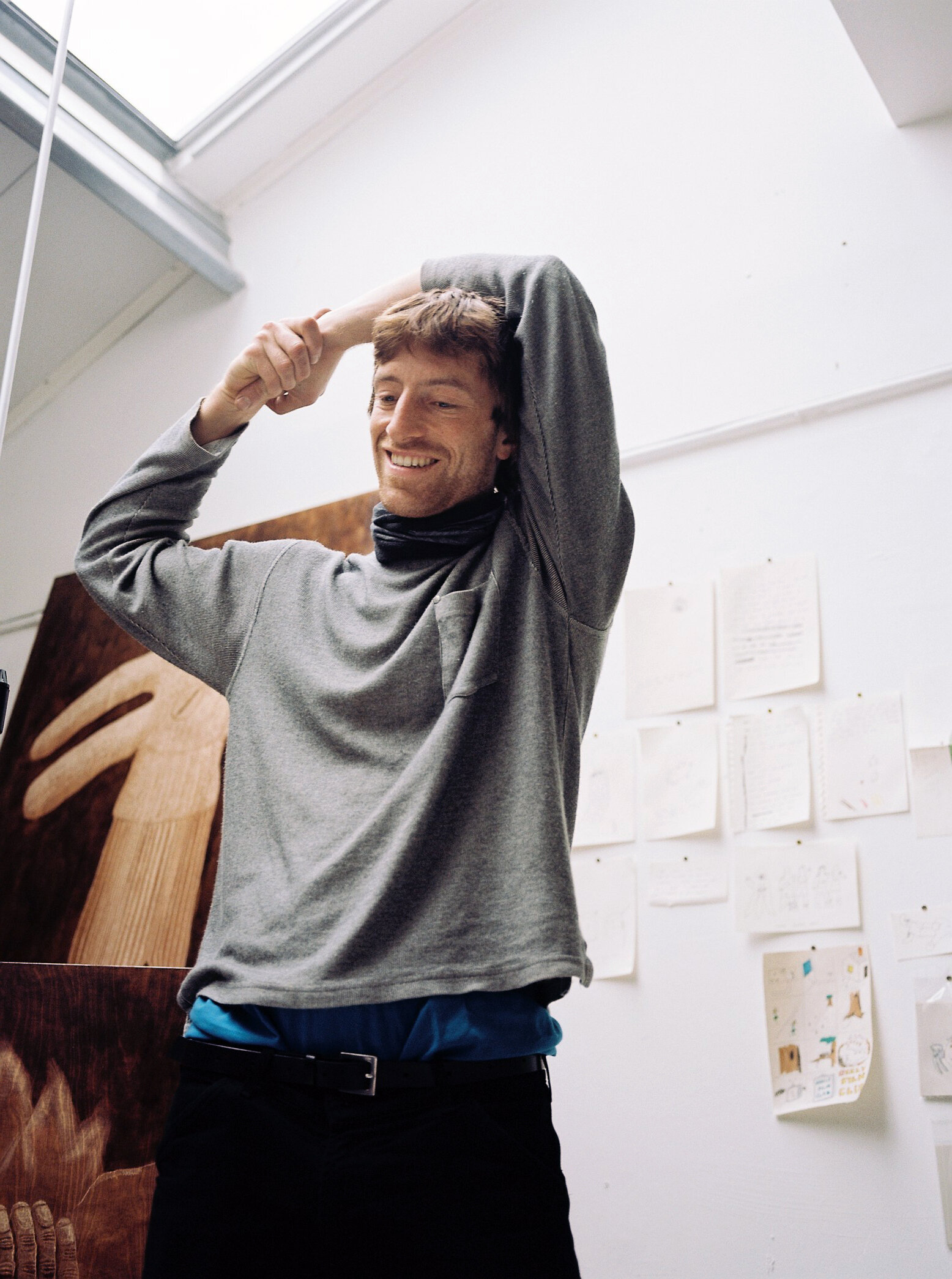  Orfeo in his studio; London, UK. June, 2021.  