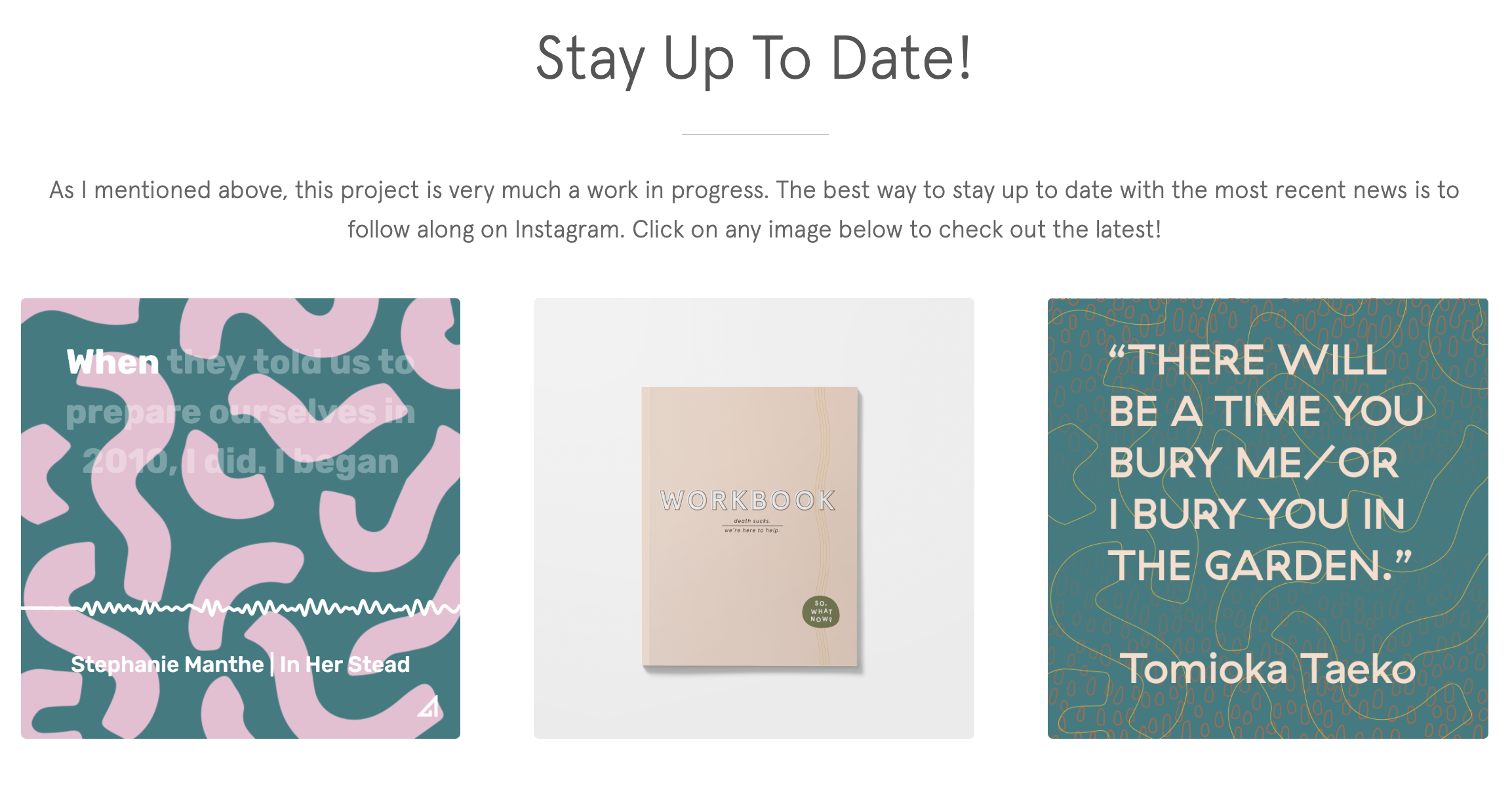 I completed my Capstone Site! You can check it out here.