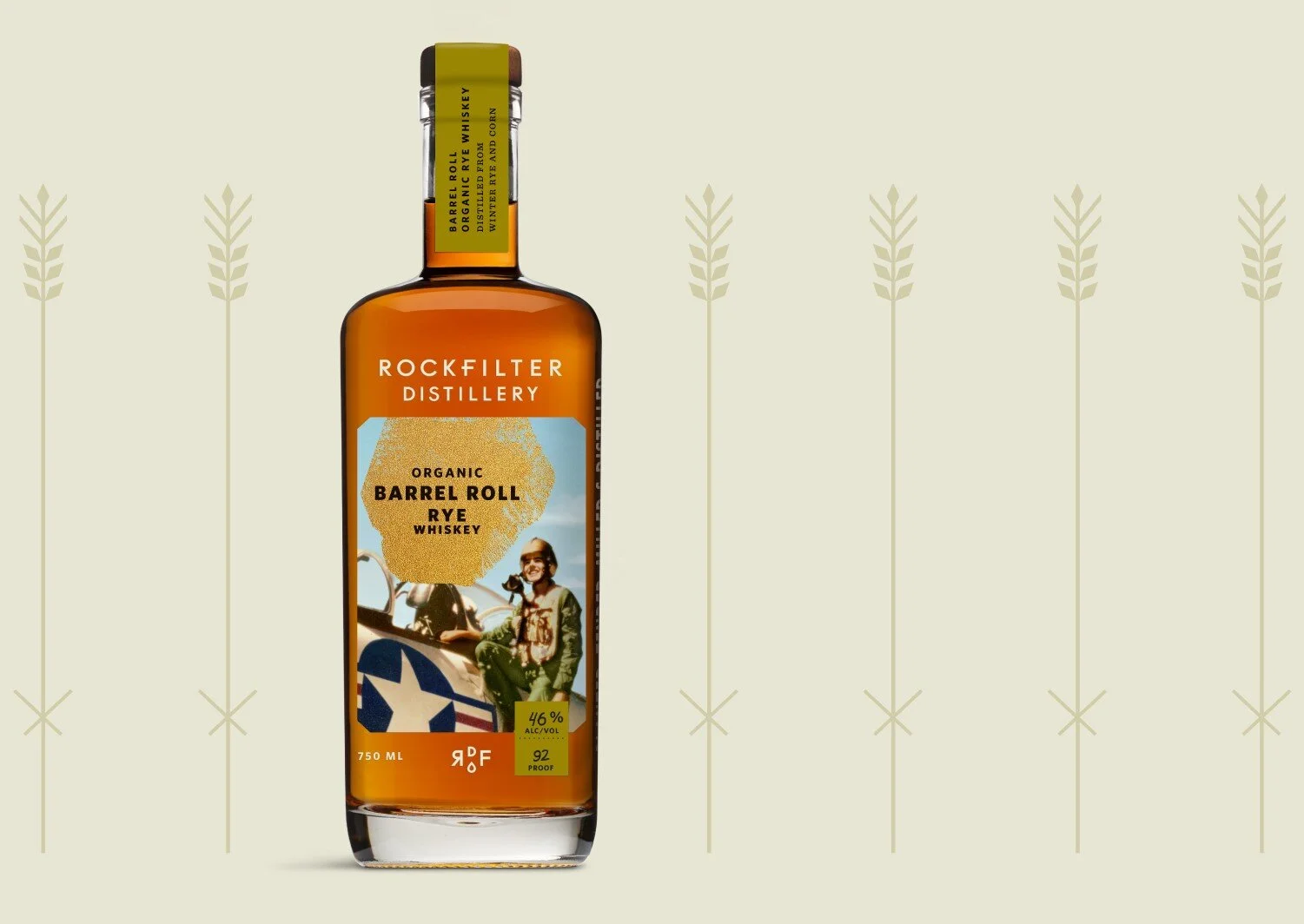 Organic Giants of the Earth Bourbon Whiskey from RockFilter Distillery in Spring Grove, Minnesota.