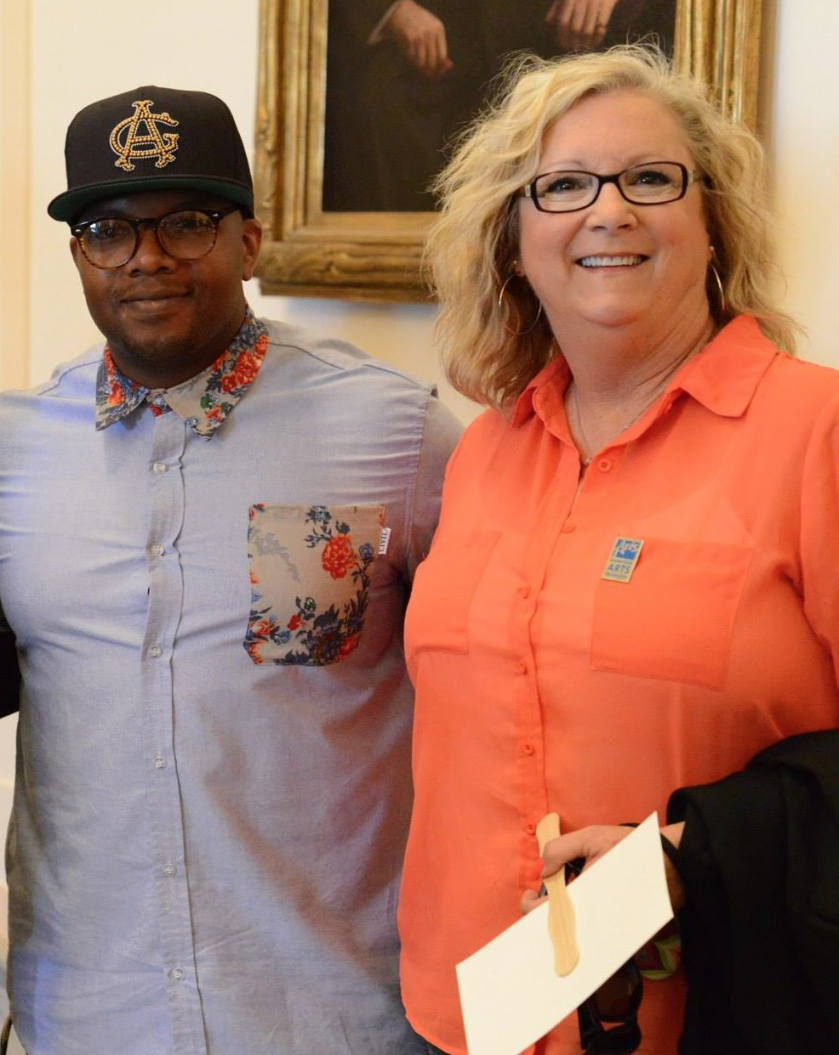 Gregory Arnold (OKC) & Angela Williams (Paoli) at OK Arts Day 2014
