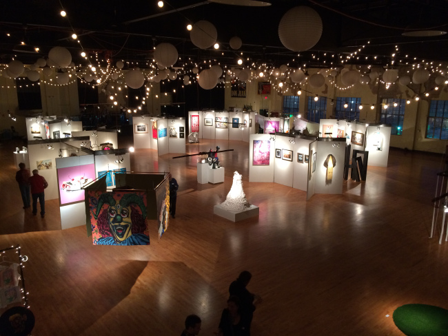 Member organization Oklahoma Visual Arts Coalition’s Momentum exhibition featuring young artists