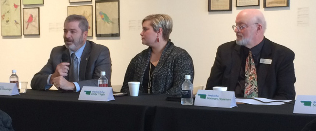 Sen. Rob Standridge, Rep. Emily Virgin & Norman Hammon, Roundtable Chair