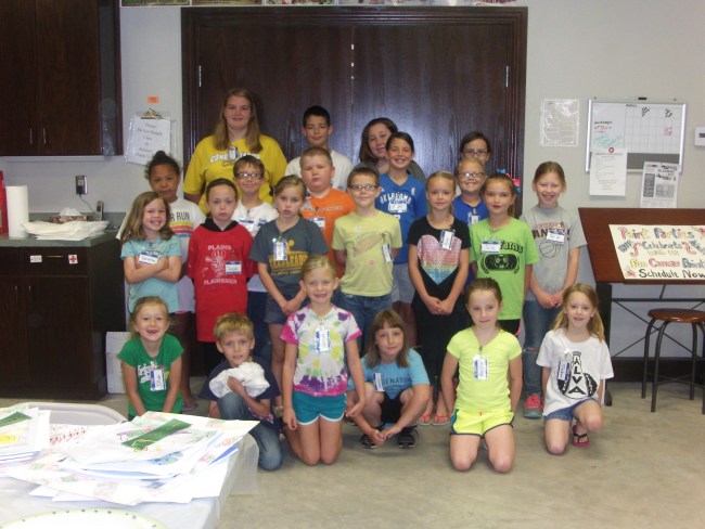An Art Camp group in Alva