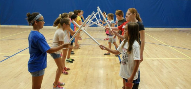 Students at Art Explore! learning about movement arts in Australian culture