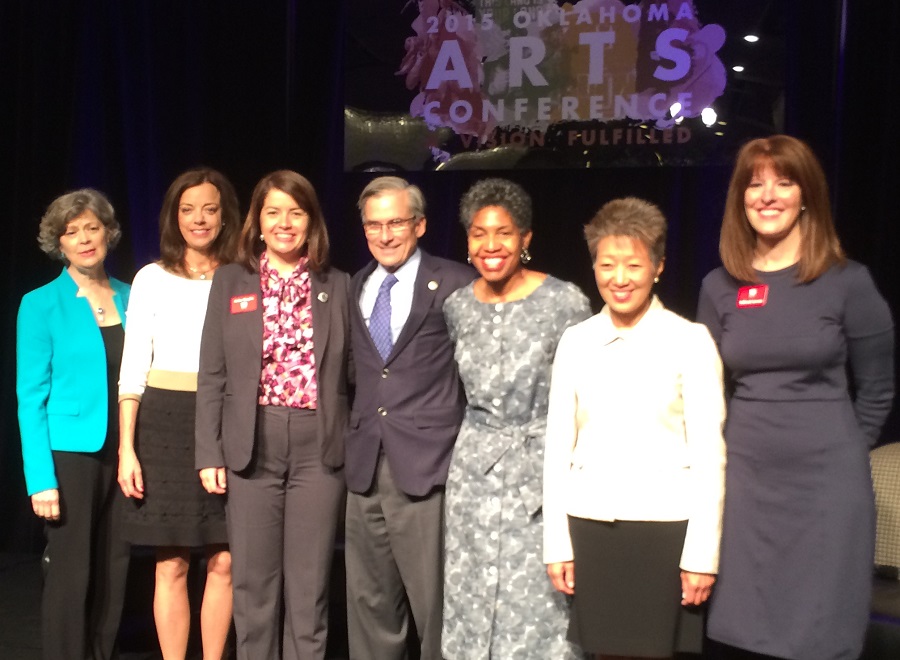 National Endowment for the Arts & National Endowment for the Humanities leaders at Oklahoma Arts Conference in 2015