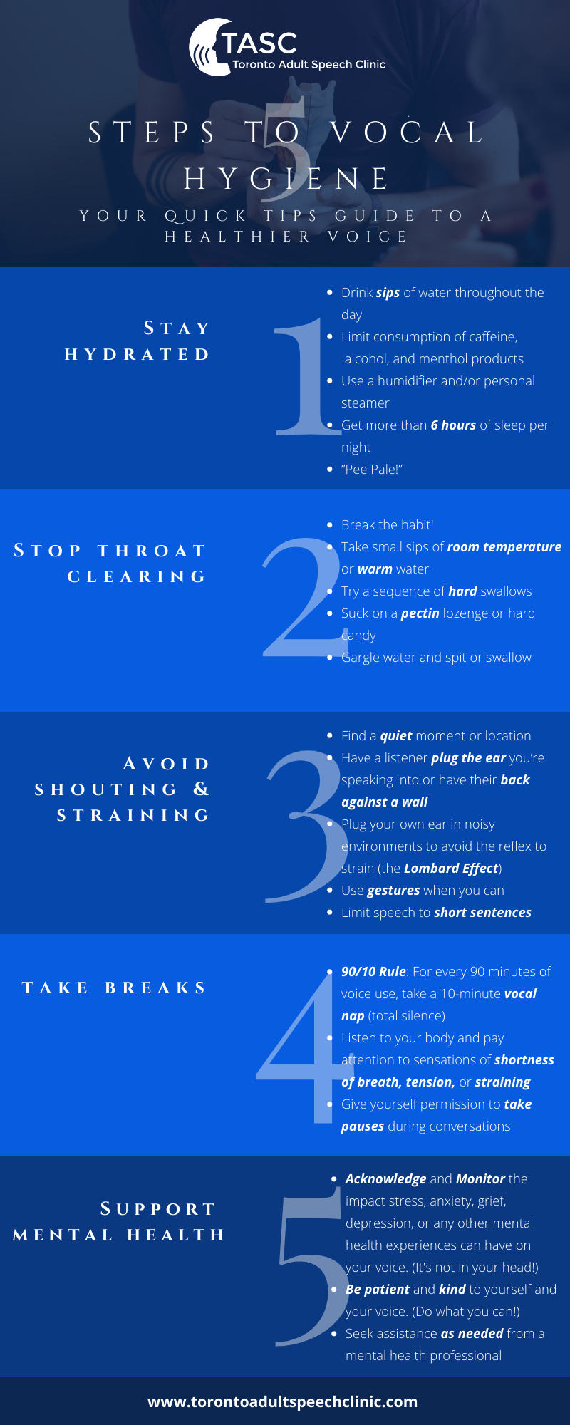 Voice Therapy Guidelines | Voice Therapy According to the ...