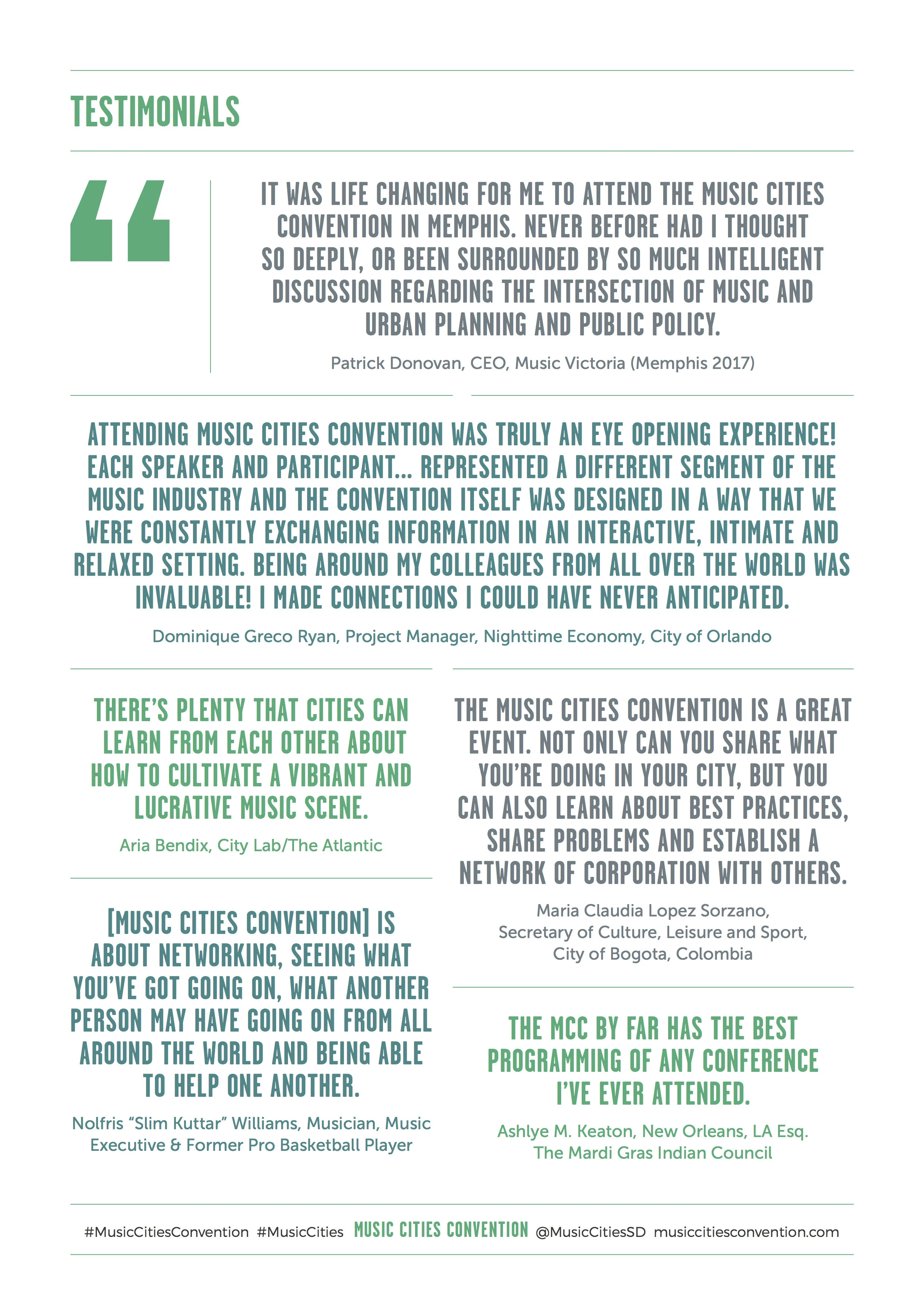 Delegate & Speaker Testimonials