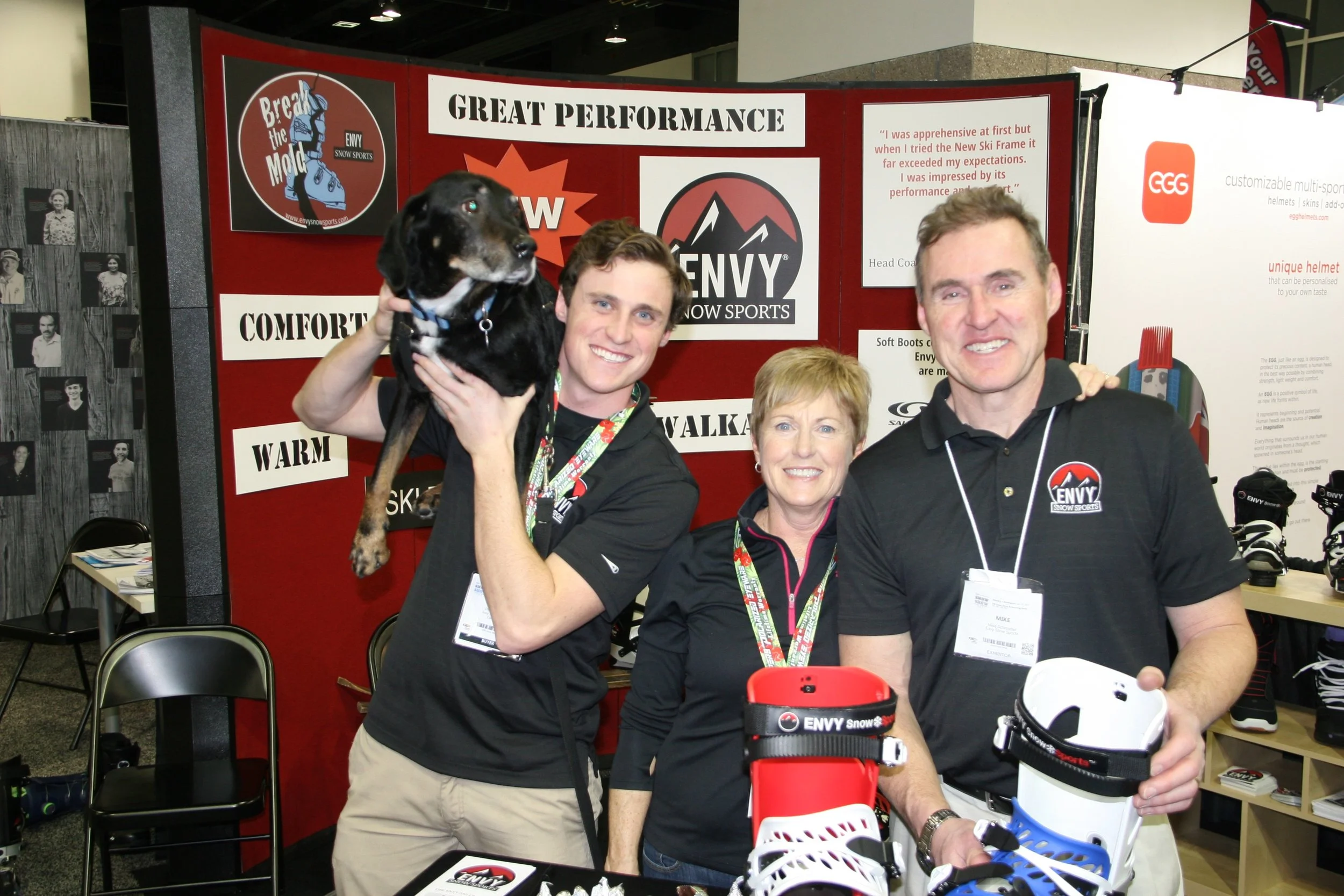 The Schroeder Family at the 2017 SIA Show in Denver.
