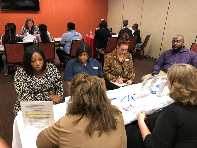   Many Uptown institutions interviewed potential employees during the most recent Career Information Session on August 1. The next session will be held at Hampton Inn on November 7.  