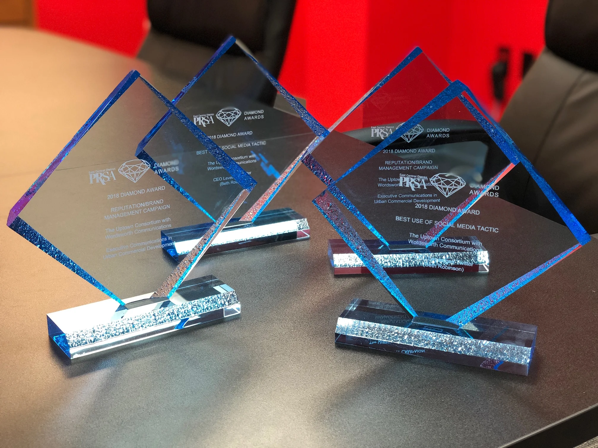 Uptown Consortium’s PRSA Blacksmith Awards from 2018.