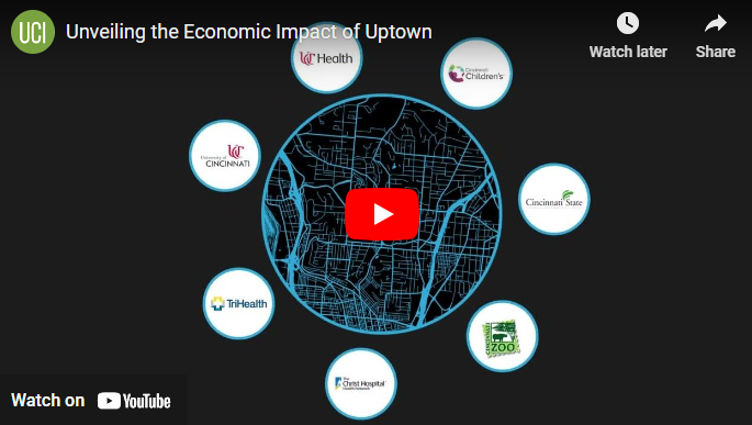 Job density drives economic impact of Uptown on the Cincinnati Metropolitan Area