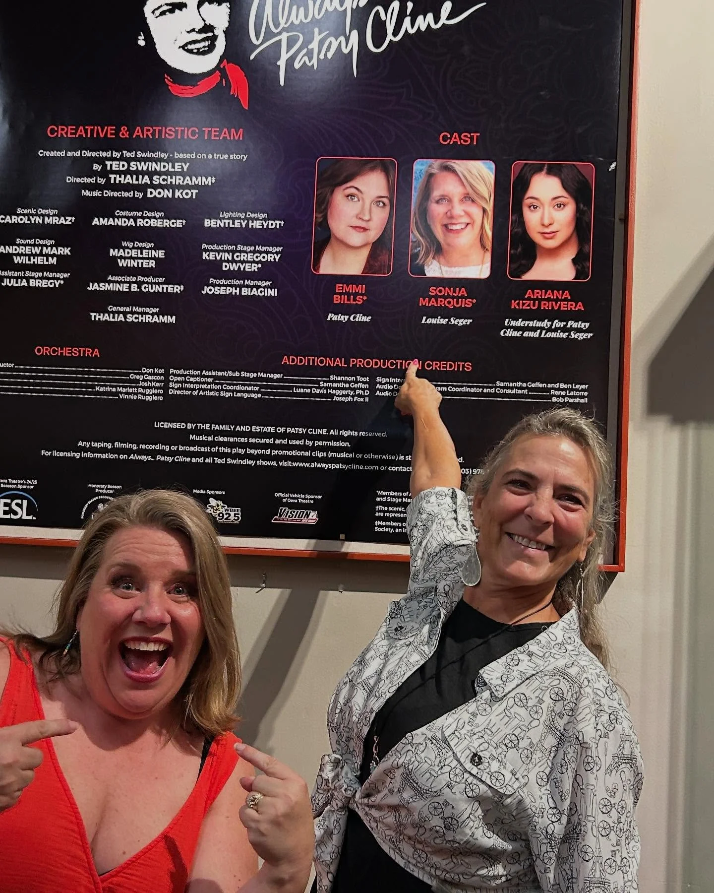 Congrats to Brighton Musical Acting Director Sonja Marquis for finishing up her run as the title character in &ldquo;Always &hellip; Patsy Cline&rdquo; at the Geva Theatre in Rochester, New York! The play tells the true story of friendship between th