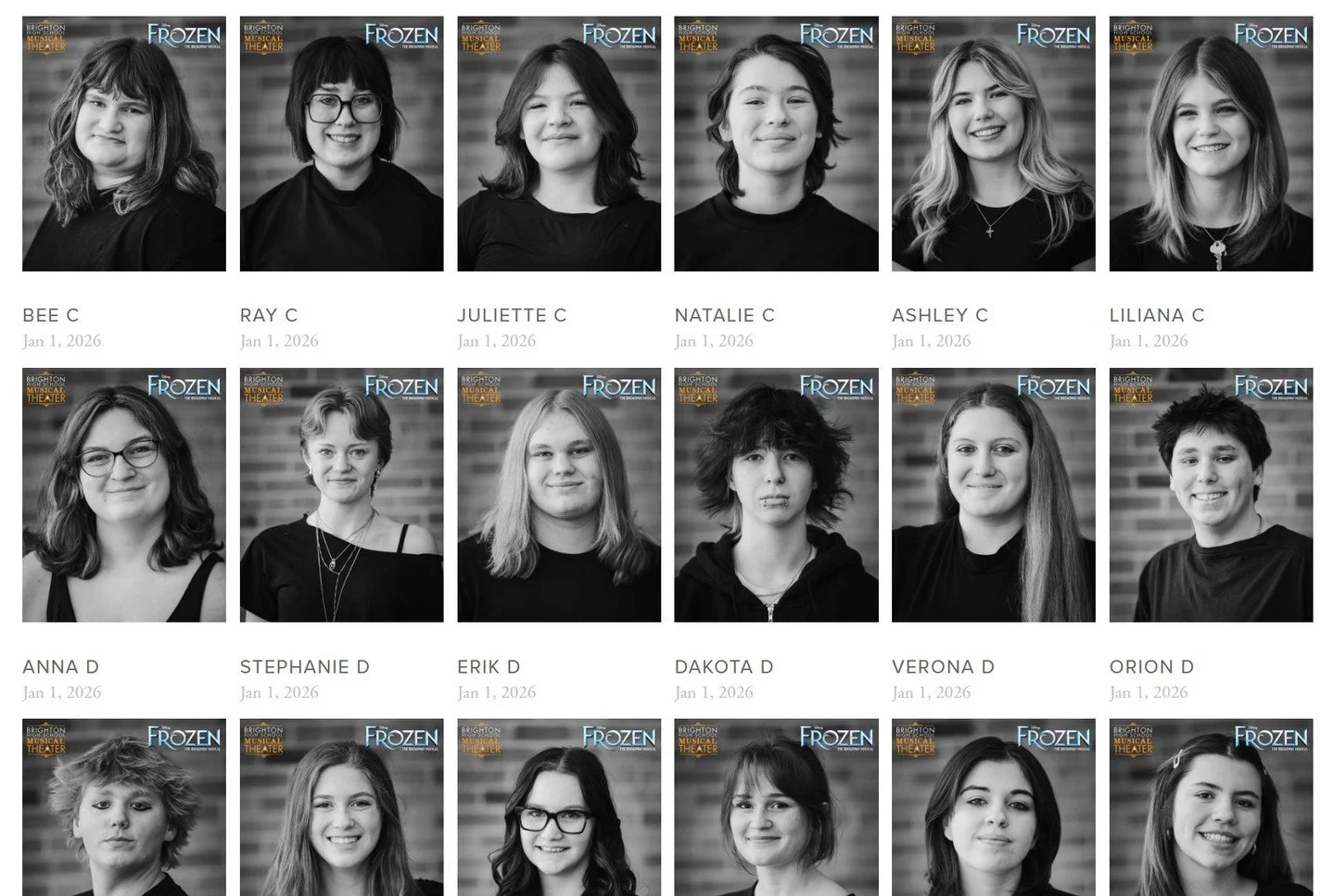 Huge shoutout to Richard Lim Photography 📸✨
Thank you for capturing our cast so beautifully&mdash;we&rsquo;re so grateful for your support and for these incredible headshots 👑❄️ https://brightonmusical.com/directors-and-cast

👉 https://www.richard