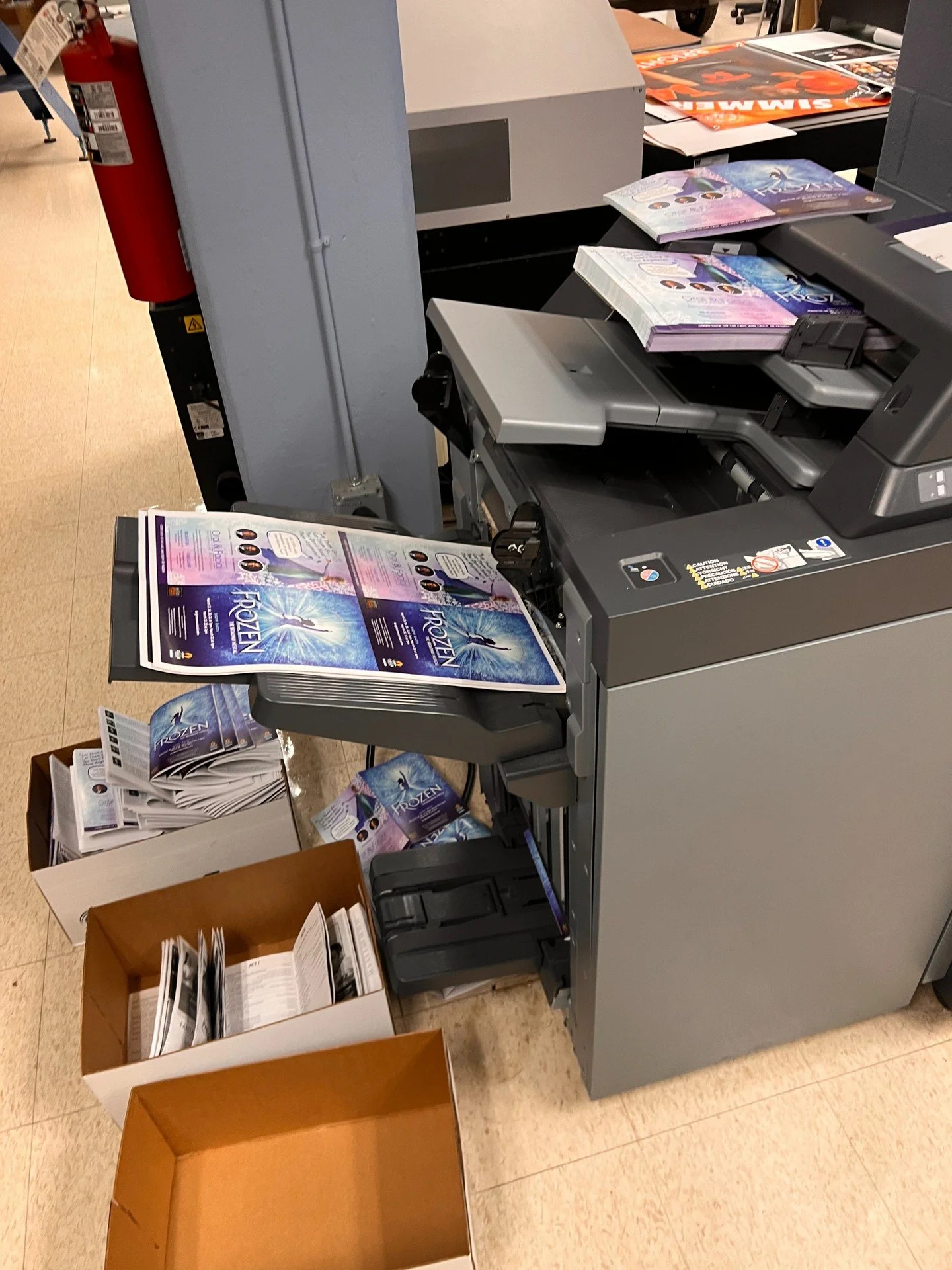 Hot off the press. ❄️

4500+ Frozen program booklets are officially rolling off the printer, and seeing them in person makes it all so real!  We can&rsquo;t wait for you to flip through them when you arrive at the show.

🎟️ https://brightonmusical.c