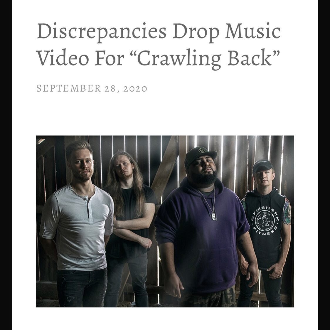 &bull; 
Big thanks to @noisebarrage1 for the write up on Crawling Back 🔥

𝘼𝘿𝘿 &ldquo;𝘾𝙍𝘼𝙒𝙇𝙄𝙉𝙂 𝘽𝘼𝘾𝙆&rdquo; 𝙏𝙊 𝙔𝙊𝙐𝙍 𝙋𝙇𝘼𝙔𝙇𝙄𝙎𝙏 𝙉𝙊𝙒 &amp; 𝙋𝙍𝙀-𝙊𝙍𝘿𝙀𝙍 𝙏𝙃𝙀 𝙉𝙀𝙒 𝘼𝙇𝘽𝙐𝙈!! 𝘓𝘐𝘕𝘒 𝘐𝘕 𝘉𝘐𝘖

#CRAWLINGBACK 

-