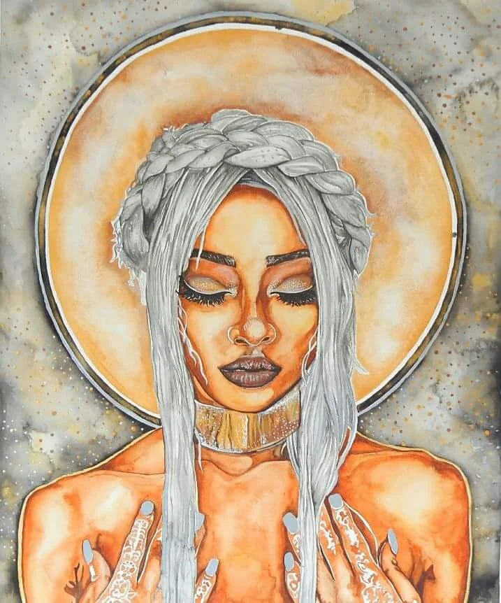 SerenityWatercolor on 40lb Cold Press Canson