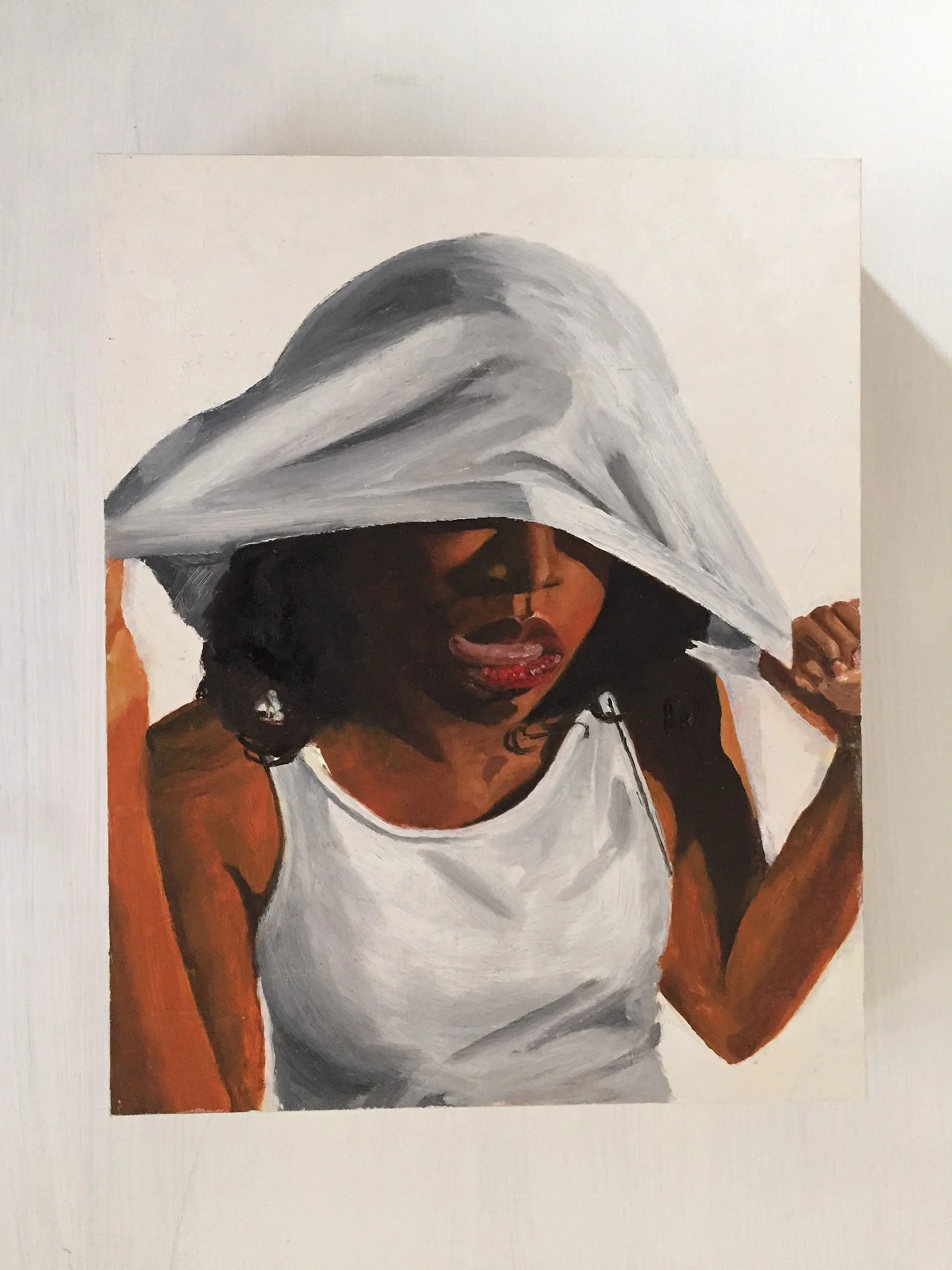 Ushika the Marketing DirectorOil on board8"x10" (2015)