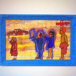 A day in the progressive lifeMixed media