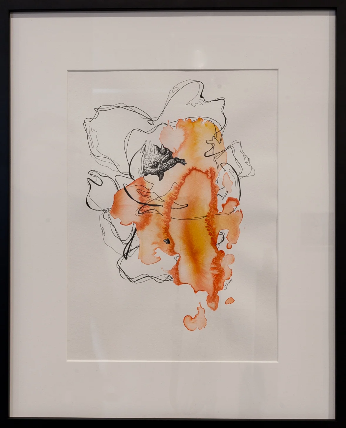 Courtney Khail (Atlanta, GA) Dreams In Color: Orange , 2018 Medium: Watercolor and ink on paper Dimensions: 14x11 inches “Specifically with Dreams in Color , I wanted to explore the idea of finding and becoming your true self. The person you have always believed yourself to be/wanted to be, even if (or particularly if) you felt held back by expectations from society, friends, or family. My work is about being vulnerable, but not weak; strong, but not cold; empowered, yet cautious. It’s about breaking free from societal restraints and having the courage to be yourself, even if (or especially if) it’s difficult—and then celebrating that person.” – Courtney Khail