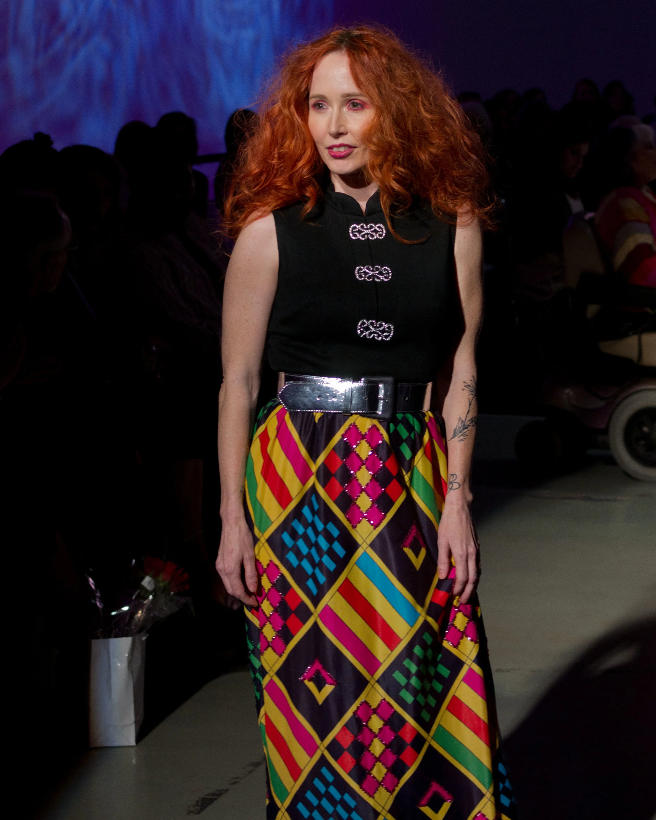 Nina Covington Wearing Opium Vintage