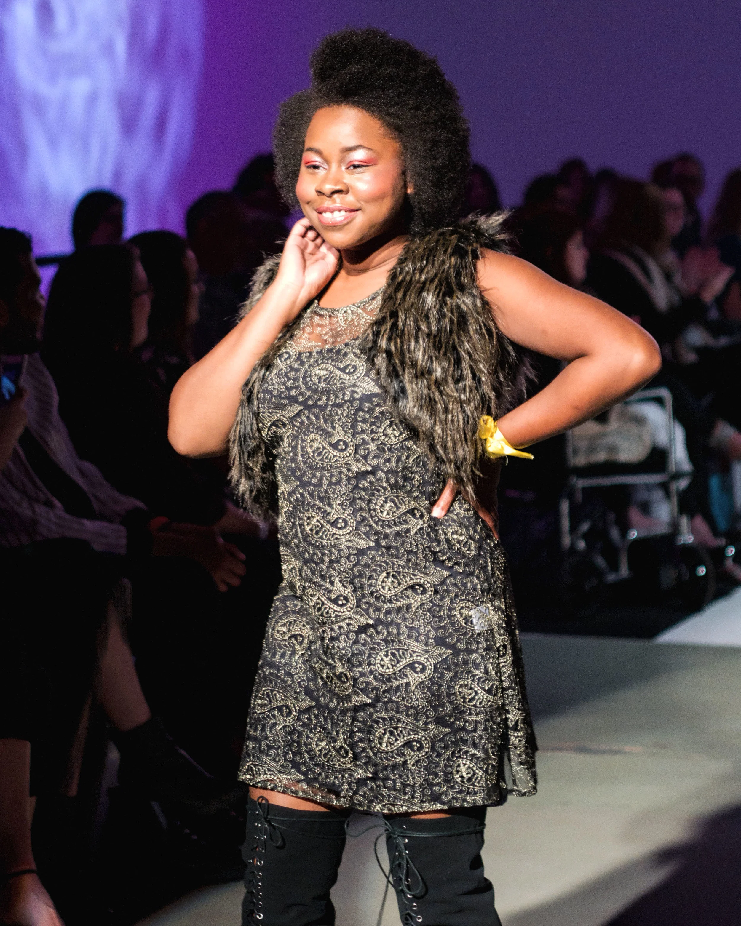 Tierra Fuller Wearing Lily Guilder