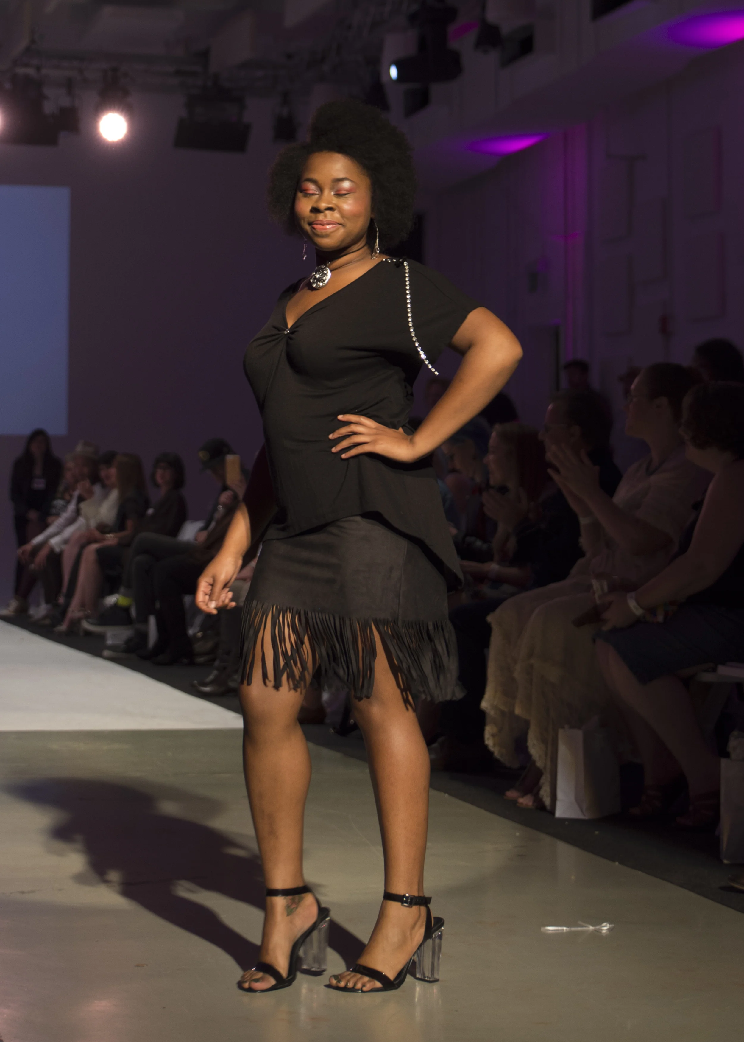 Tierra Fuller Wearing Cat-Land Forever