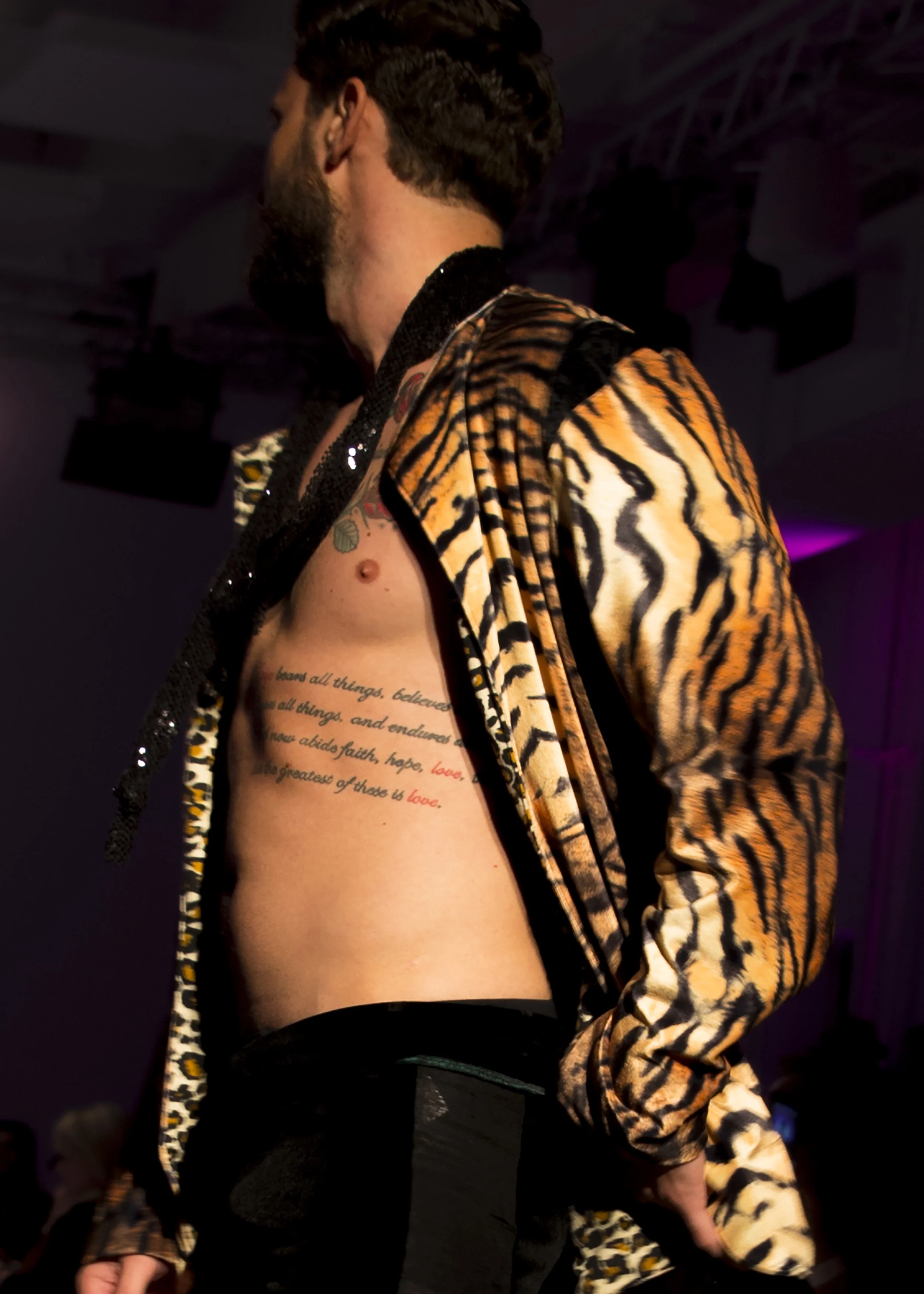 Ryan Fowler Wearing Lily Guilder