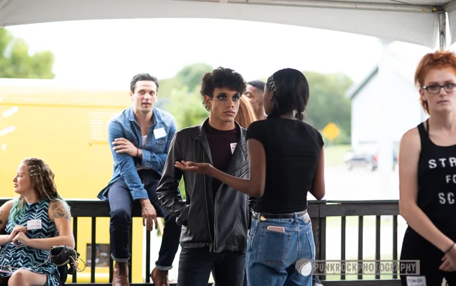 A few of Fashion Is For Every Body models before showtime.