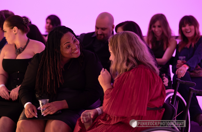 Audience members of the Fashion Is For Every Body Runway show