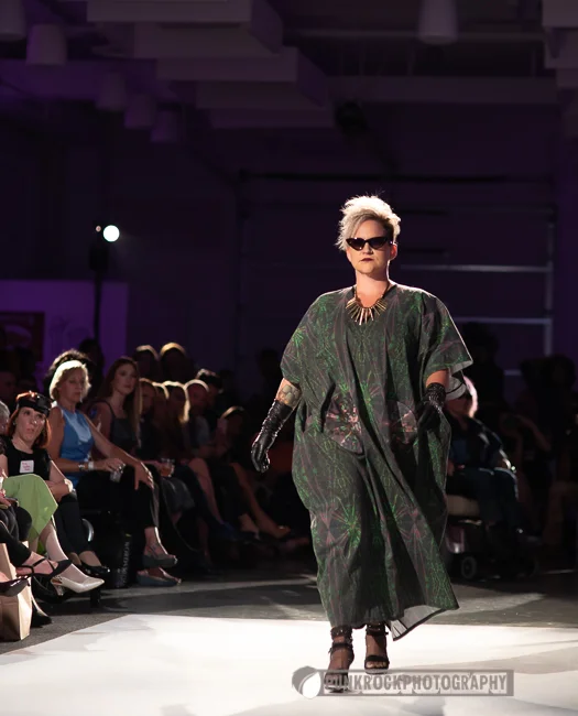 Annette McNamara wearing Black By Maria Silver