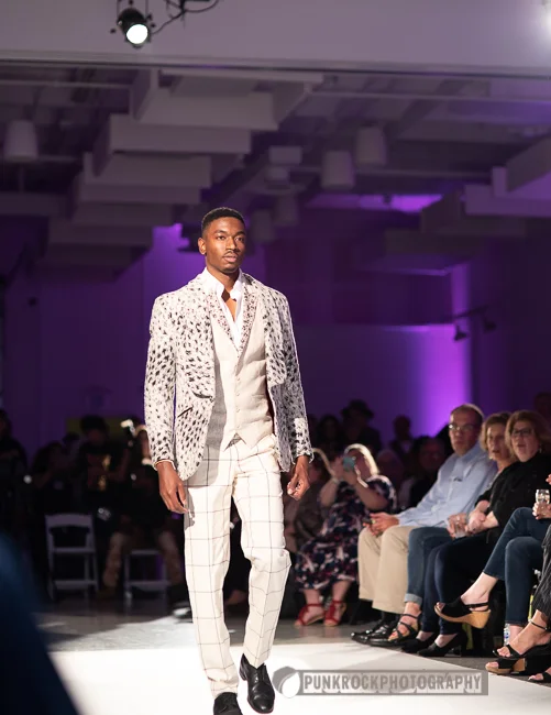 Courtney Brown wearing Eric Adler
