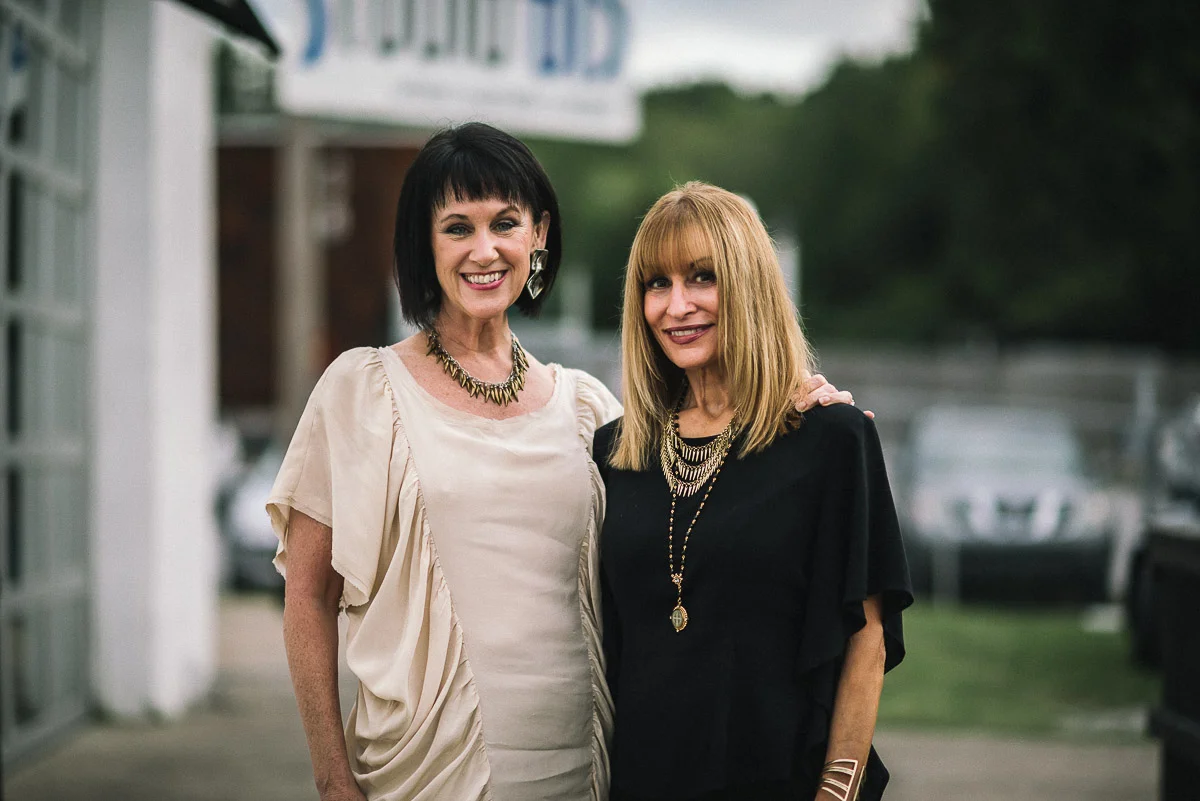 Nashville Fashion Week co-founder, Connie Cathart Richardson and Stacy Rhodes of Stacy Rhodes boutique shot by Snappylifestyle