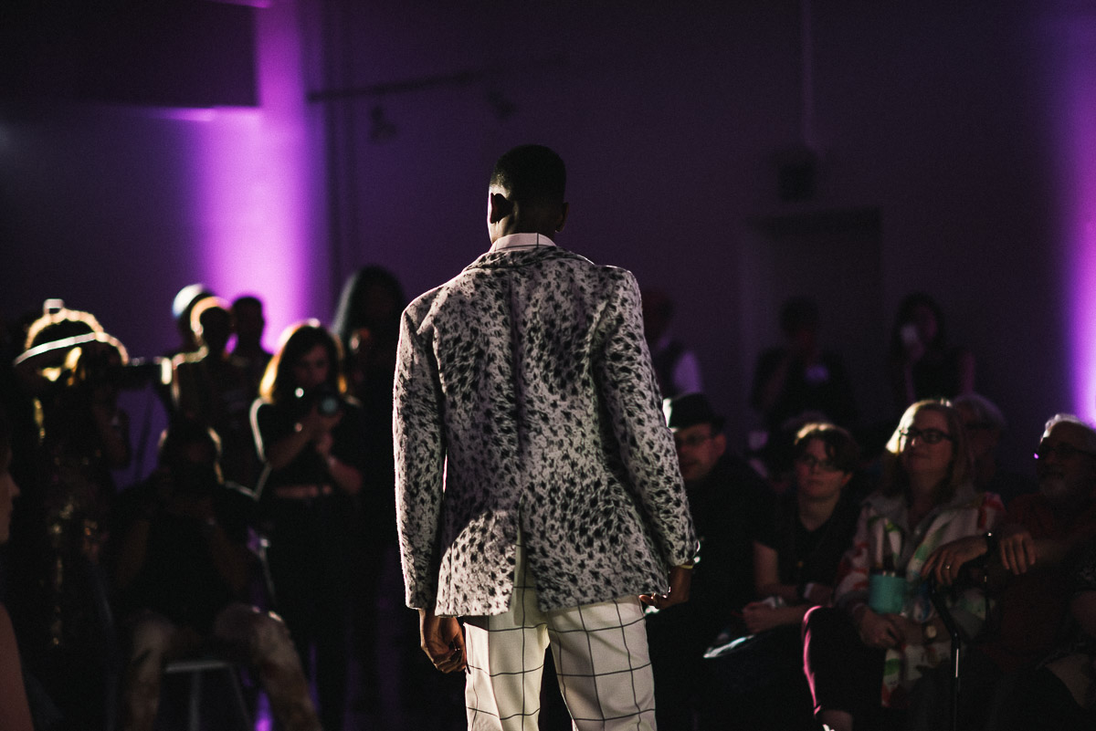 Tribe model Courtney Brown wearing Eric Adler Clothing shot by Snappylifestyle
