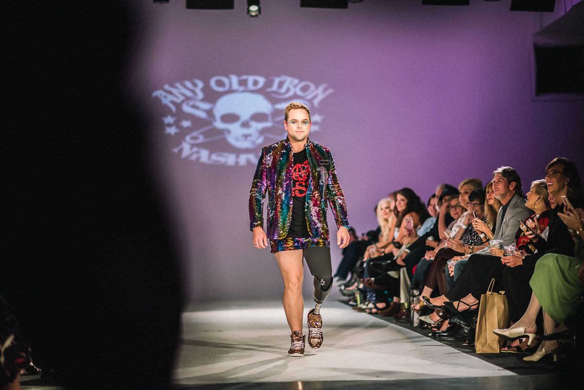 Fashion Is For Every Body model Adam Stahurra wearing Any Old Iron shot by Snappylifestyle