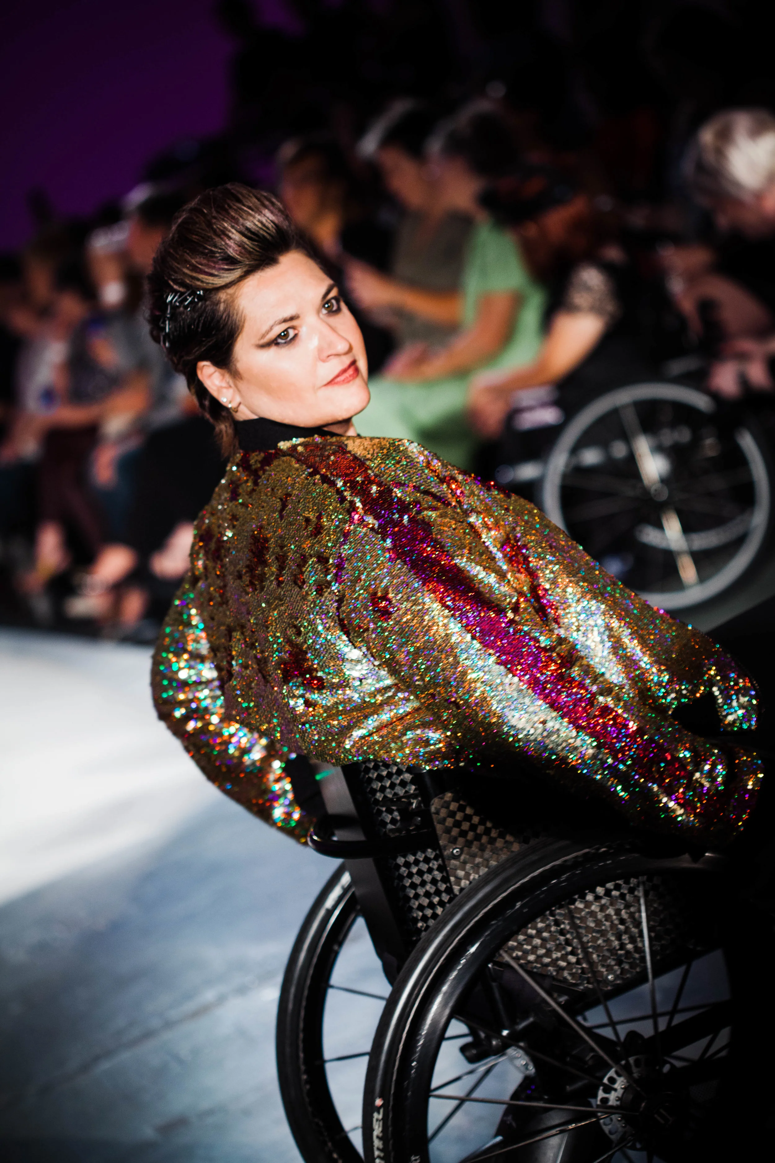 Amy Burnett in Any Old Iron shot by Authentic Photos and Designs #nashvillefashion #ffeb #fashionisforeverybody #inclusivefashion #inclusiverunway