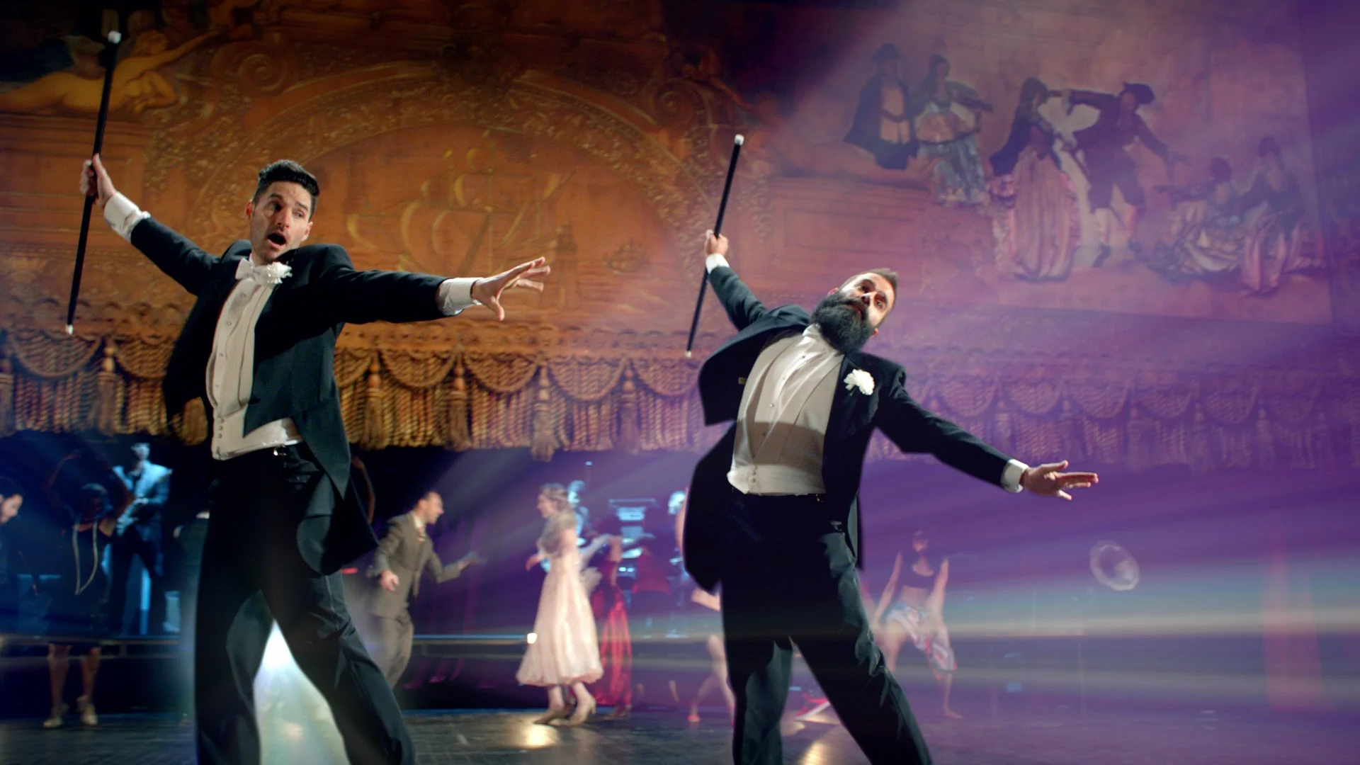 Capital Cities spotlight tap dance.jpg
