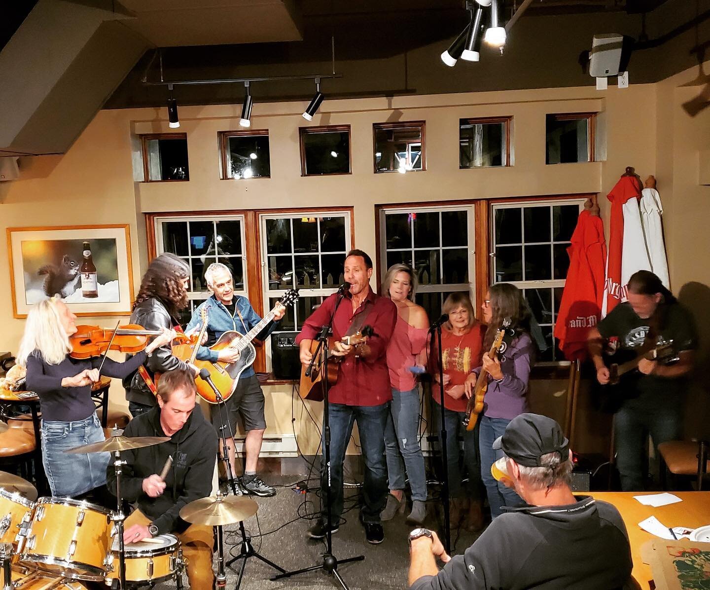 Excellent turnout at the Open Mic last night at the Thirsty Squirrel! #solitudemountainresort