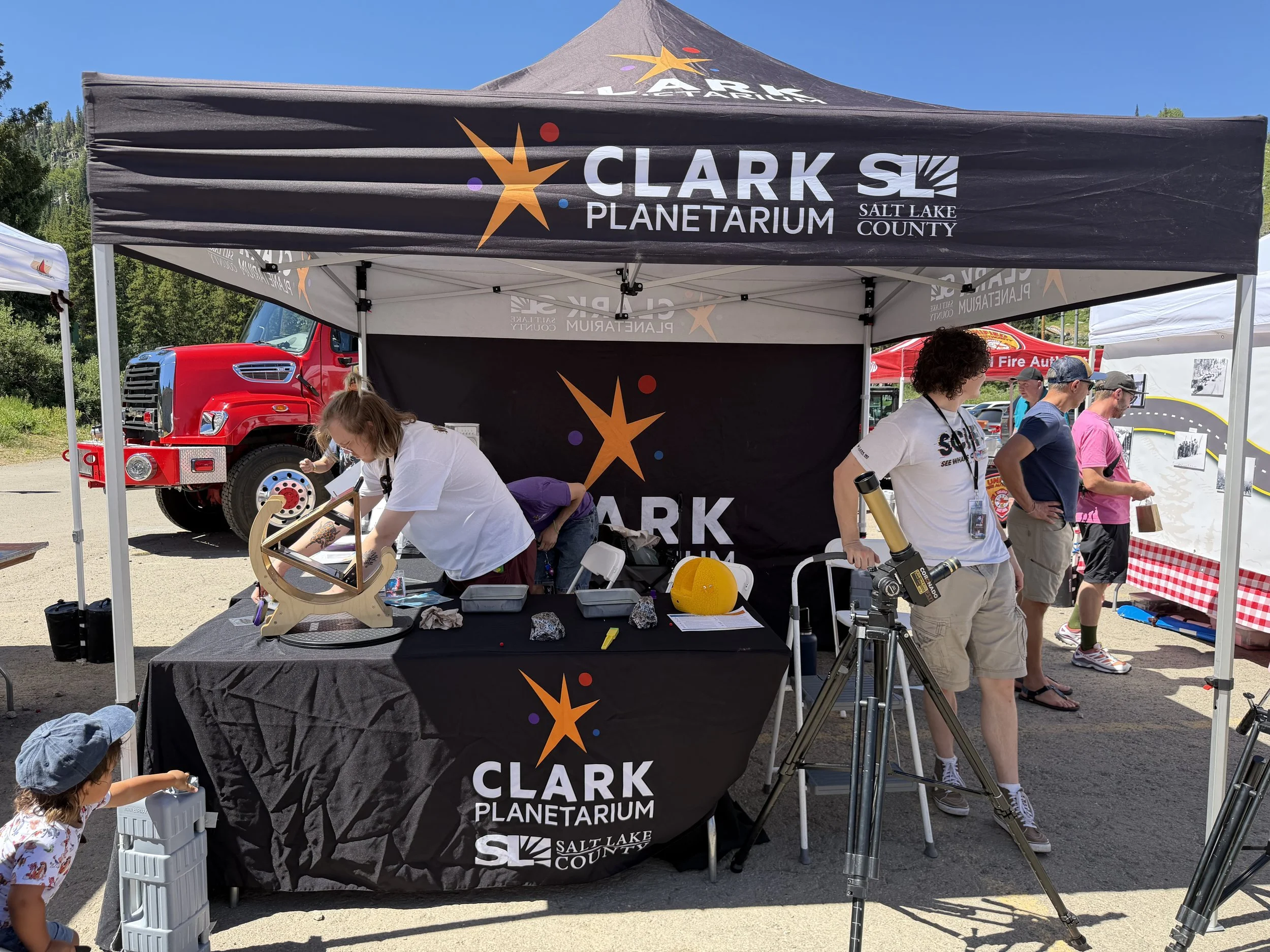 Clark Planetarium Booth