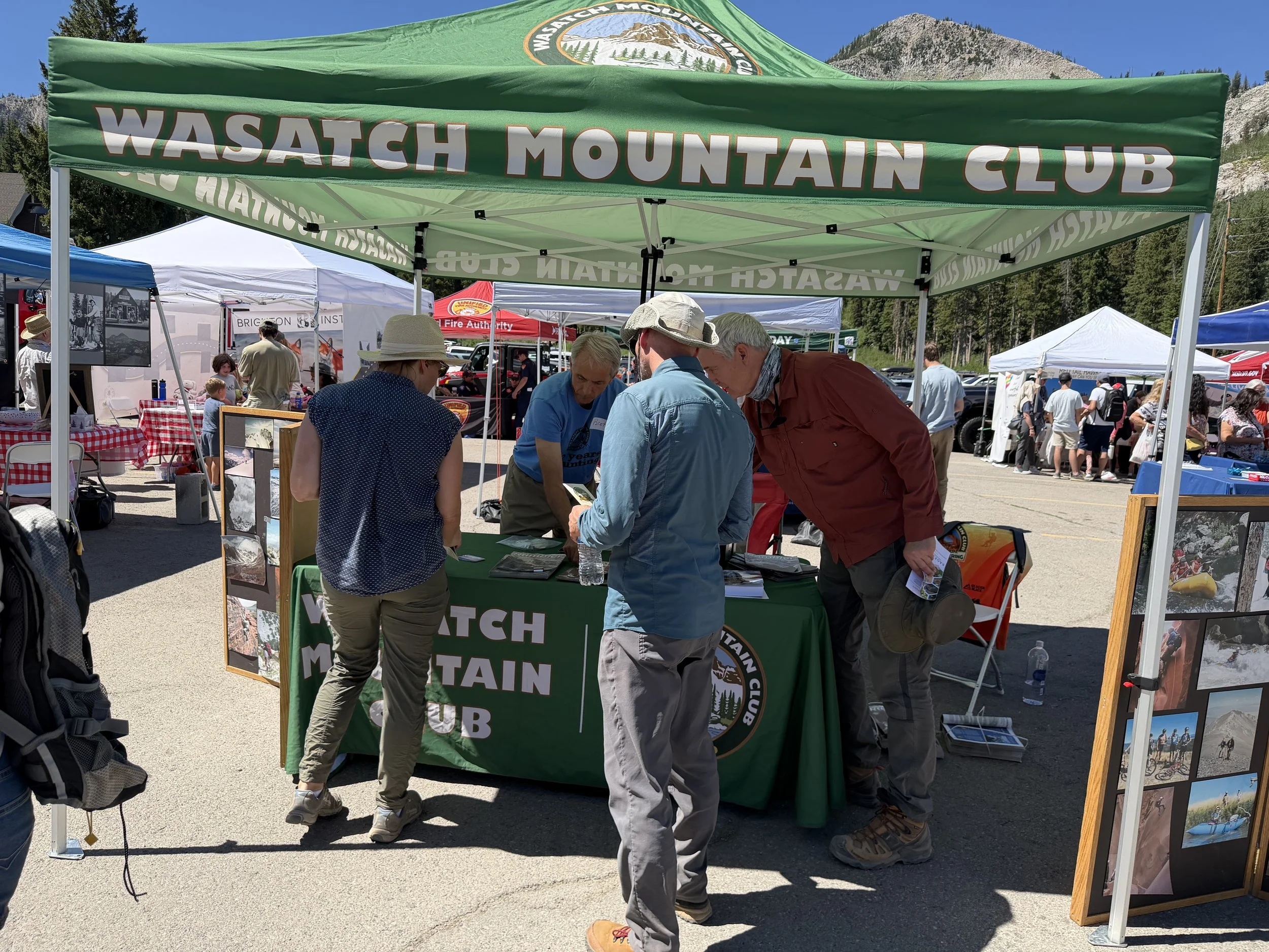 Wasatch Mountain Club Booth