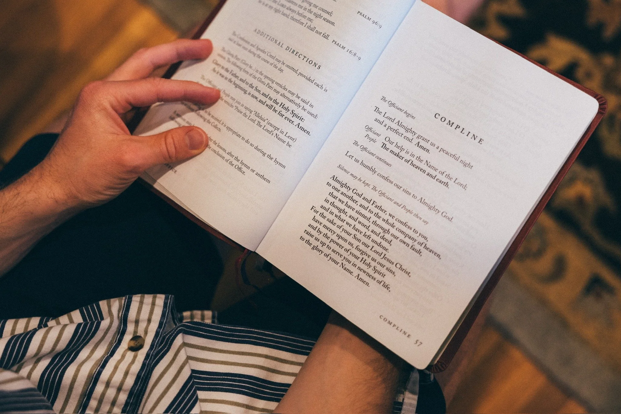 Anglicanism Spotlight: The Book of Common Prayer

Restoration Anglican - and Anglican churches around the world - uses the Book of Common Prayer to guide both communal worship and personal prayer. This is a liturgical book that contains service litur