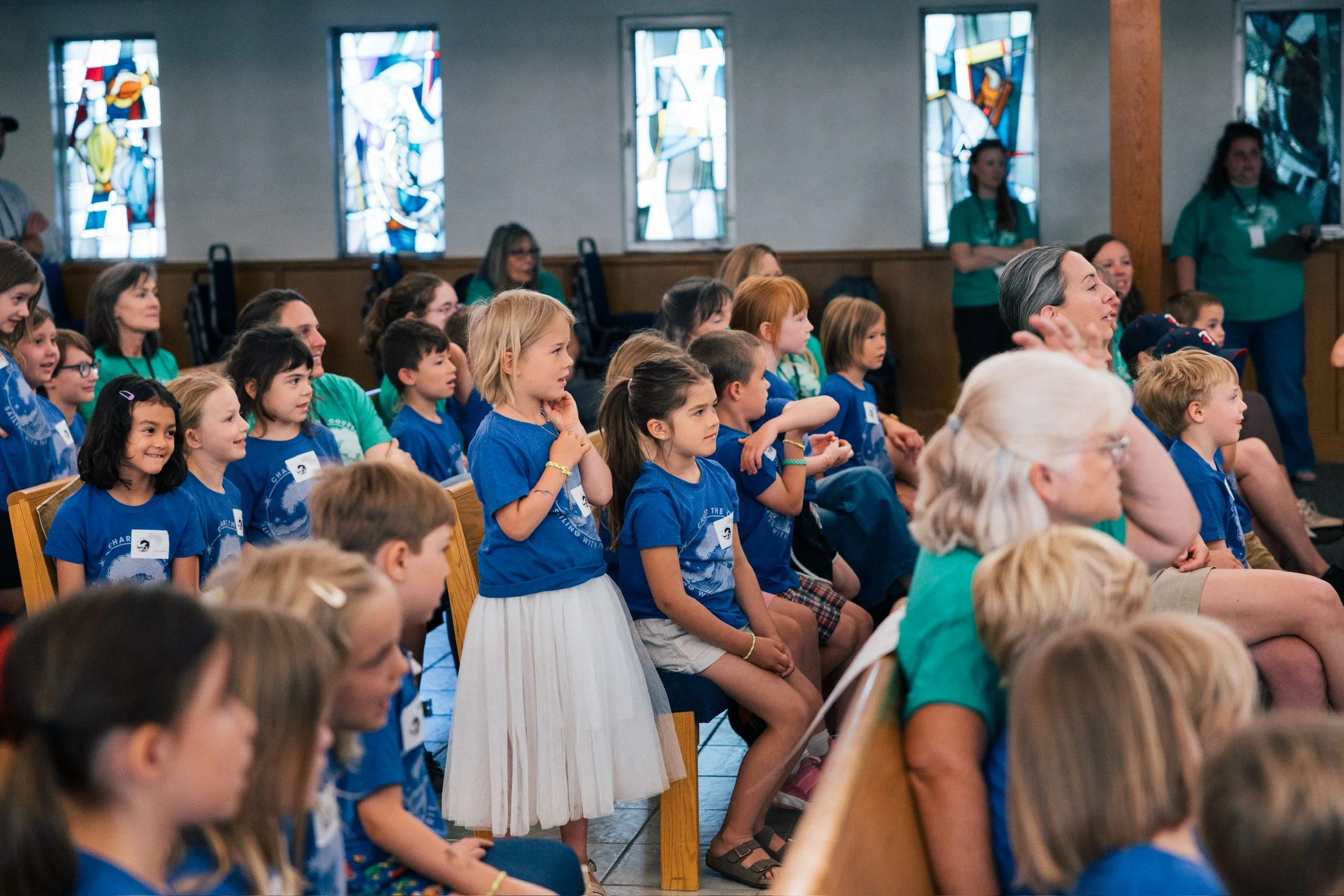 VBS rewind!! Chart the Course: Sailing with the Spirit was a great time of worship, fellowship, learning, and acts of service. What a wonderful bunch of kids and volunteers we are blessed with. May God tend the seeds of faith that were planted this w