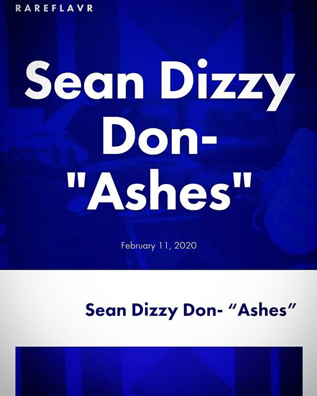 Check out these #rarebangers by Sean Dizzy Don!!! Including: &quot;Ashes&quot; &amp; &quot;BLOW&quot; #linkinbio #rareflavr