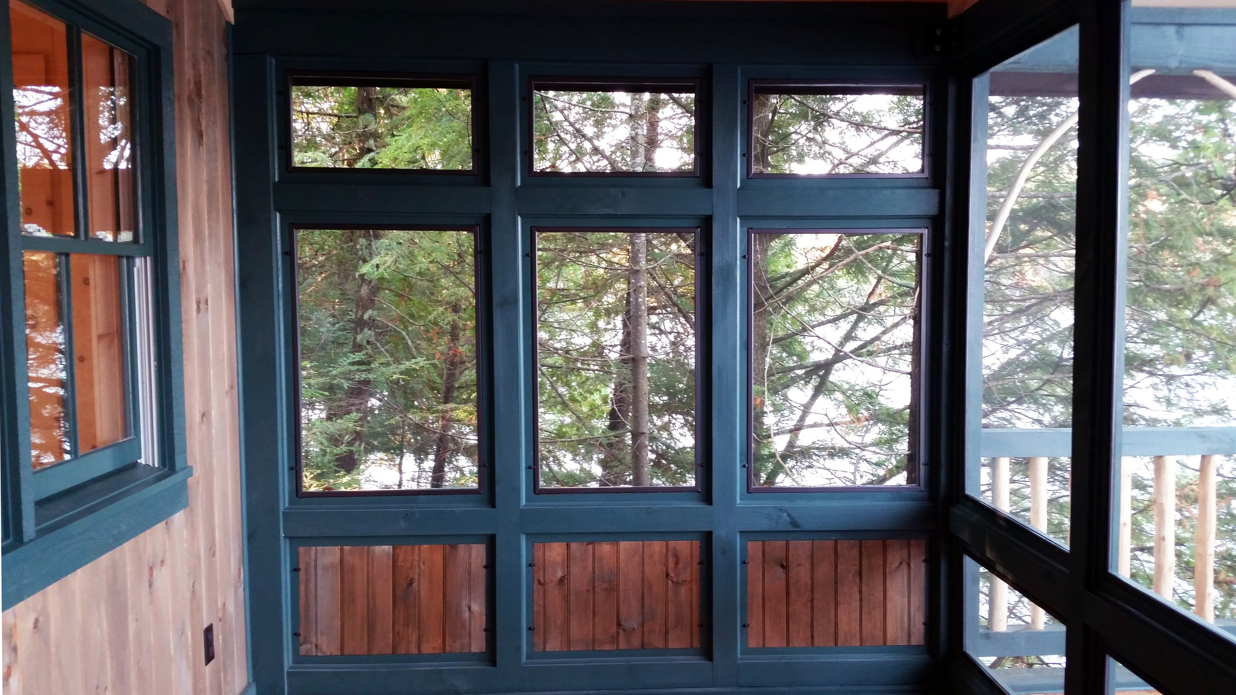 Interior of Screen Porch