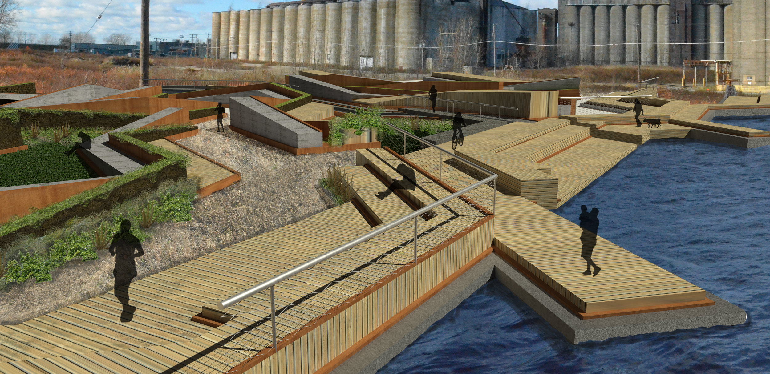 River front pier system